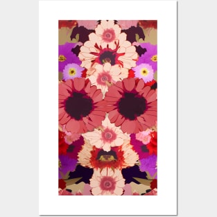 Groovy Flower Power Pattern Posters and Art